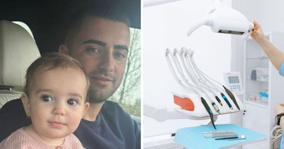 colaj fetita moarta dentist-cabinet stomatologic