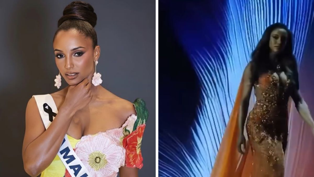 Momentul viral în care Miss Jamaica cade de pe scenă în timpul concursului Miss Universe. A fost dusă cu targa la spital