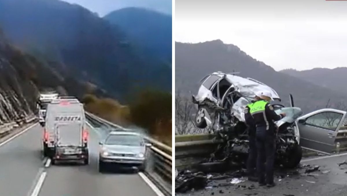 O șoferiță și fiicele ei au ajuns în stare gravă la spital, după ce s-au izbit cu mașina de un TIR! Manevra care a costat-o scump pe femeie | VIDEO