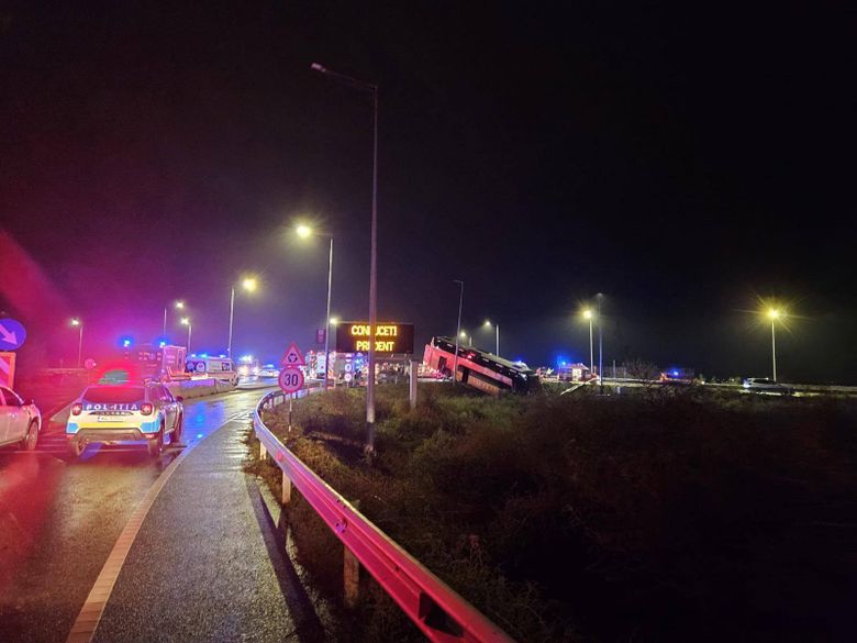 Un incident a avut loc la ieșirea din municipiul Brăila spre Galați