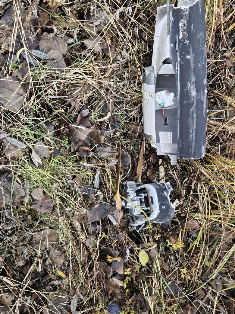 Au apărut primele imagini cu drona rusească căzută în Vaslui