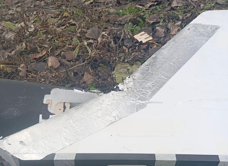 Au apărut primele imagini cu drona rusească căzută în Vaslui