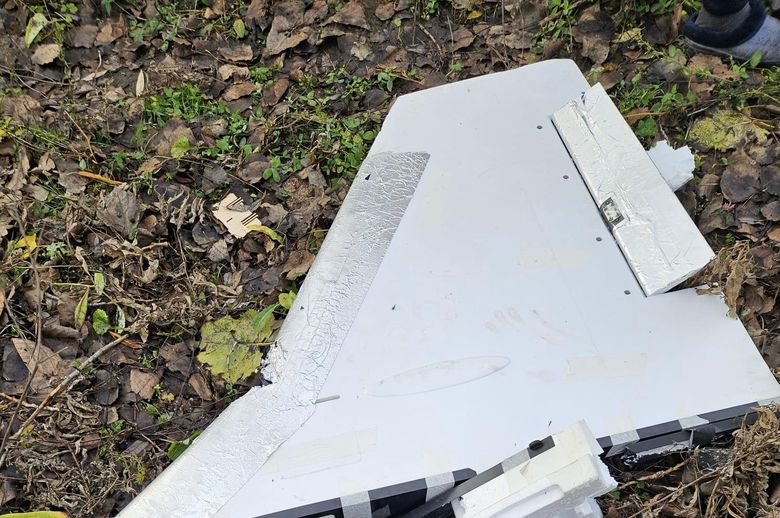 Au apărut primele imagini cu drona rusească căzută în Vaslui