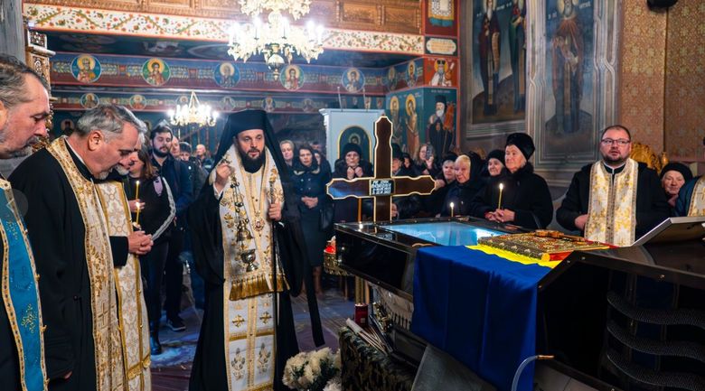 slujba stalpi Părintele Ioan Andrioaie