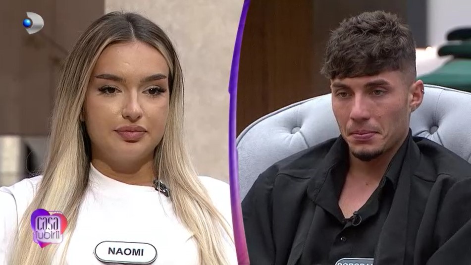 Naomi nu suportă nici acum gândul că Dorobanțu a chemat-o pe Corina în camera roșie: „Nu-mi convine”. Reacția incredibilă a tânărului