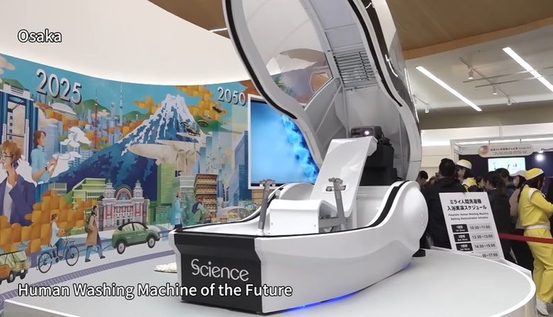 masina de spalat oameni