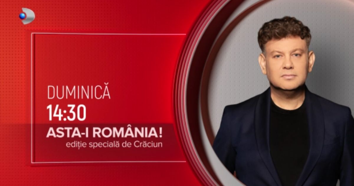 ”Dăruiește Crăciunul”, o ediție specială marca “Asta-i România!”, pe 21 decembrie, la Kanal D