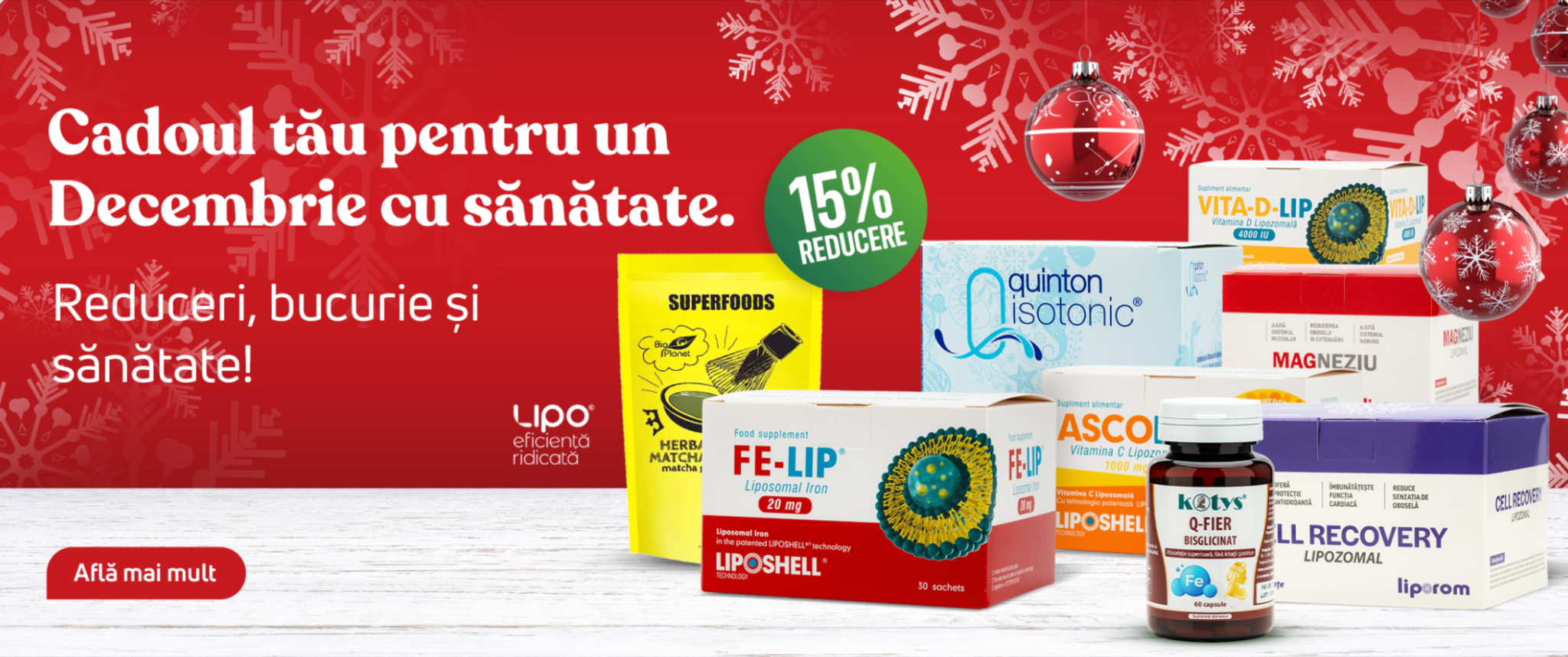 (P) Suplimentele lipozomale Enigma Plant, mai accesibile în cadrul campaniei de Winter Sale