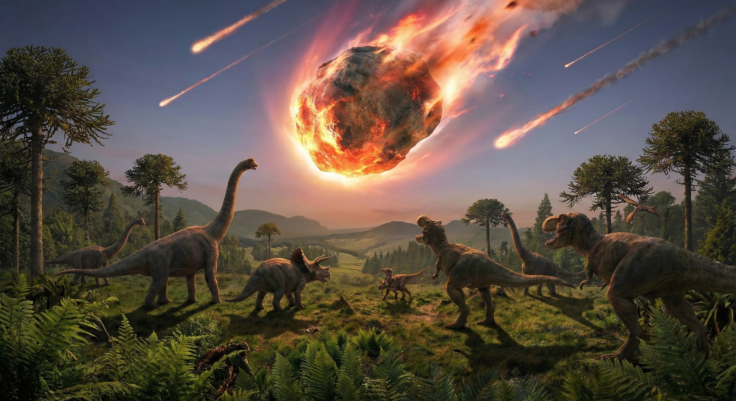 Impactul unui meteorit care a declanșat dispariția dinozaurilor