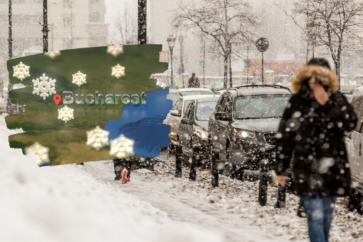 „Iarna secolului” ajunge și în București! Urmează o perioadă cu ninsori abundente și ger năprasnic
