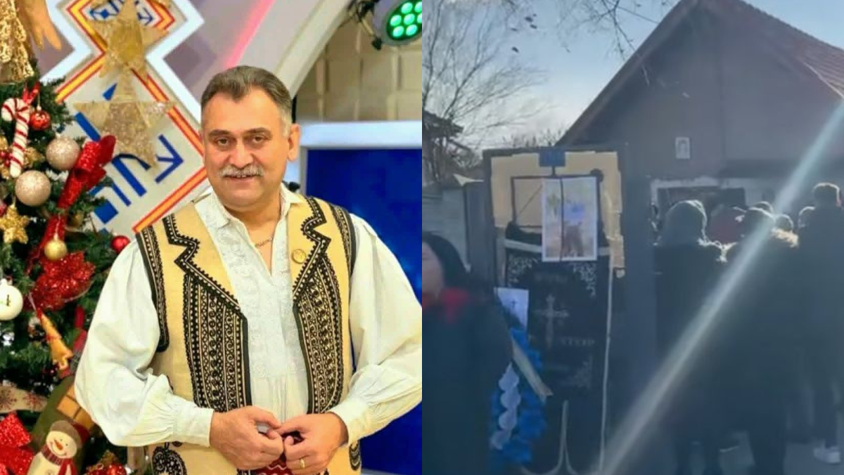 Primele imagini de la înmormântarea lui Ion Drăgan. Sute de persoane au venit să-l conducă pe ultimul drum pe interpretul de muzică populară