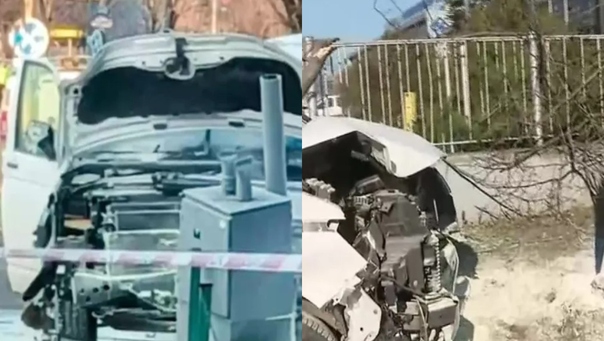 „Oprește, oprește!” Filmul accidentului din București, unde o femeie aflată pe trotuar a fost spulberată de o dubă. Ce le-a spus șoferul polițiștilor