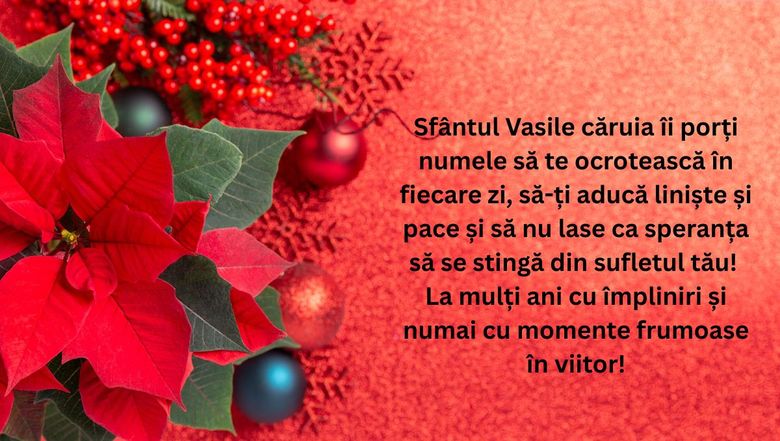 Mesaje și urări de Sfântul Vasile 2026