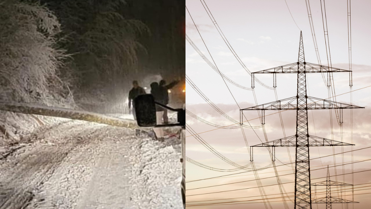 Ninsorile au făcut ravagii! Mii de locuitori din județul Alba nu au curent electric de 24 de ore