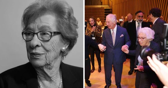 Eva Schloss - Eva Schloss și Regele Charles