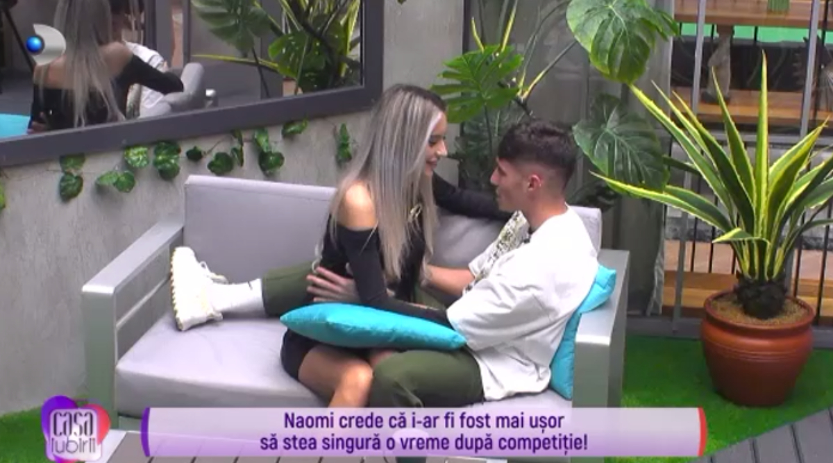 Naomi, decizie radicală în relația cu Dorobanțu. Motivul pentru care concurenta vrea să locuiască singură: ,,Mi-ar fi mai ușor”