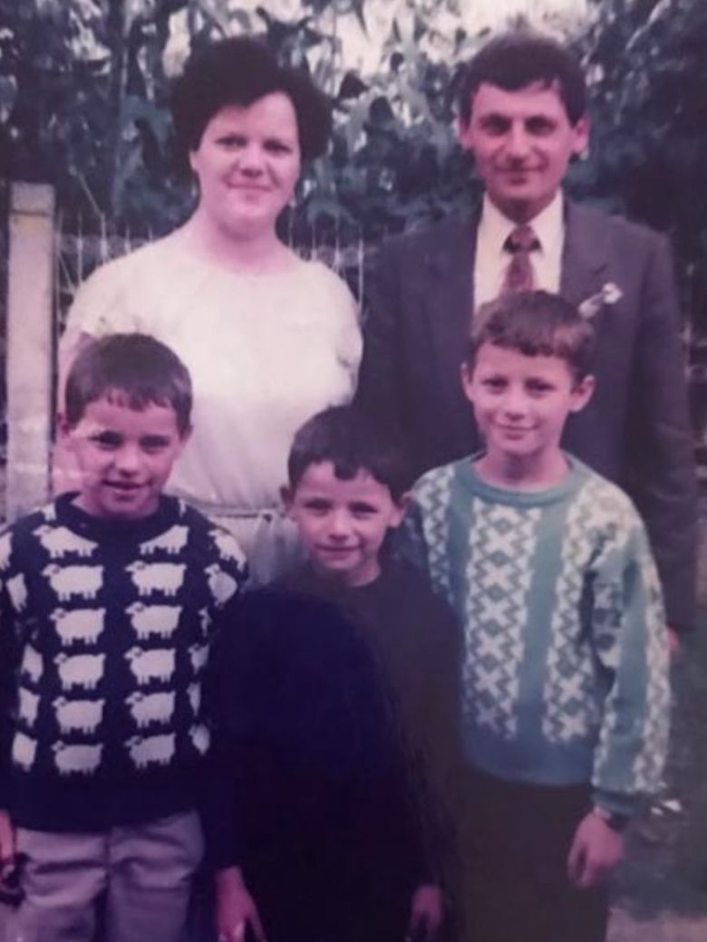 Adi Sînă fotografie copilărie