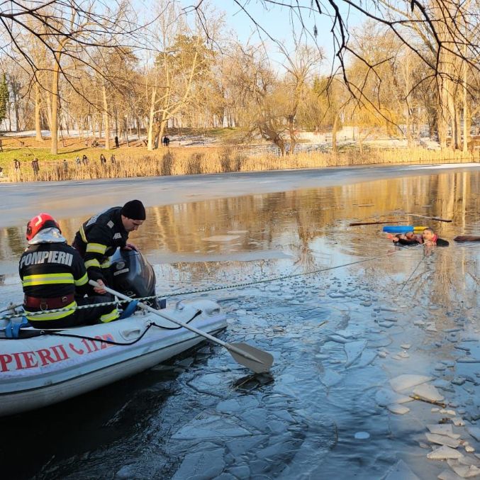 Lac înghețat Craiova