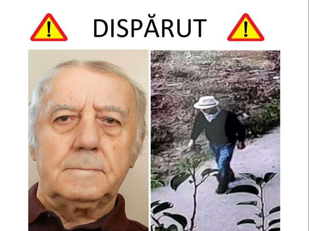 L-ați văzut? Mihu Vasile a dispărut în luna septembrie a anului 2025, de la domiciliul său din Ploiești