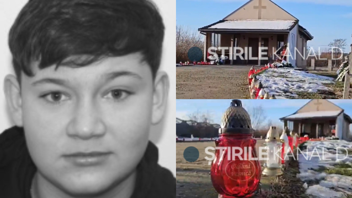 Primele imagini de la înmormântarea lui Mario. Adolescentul de 15 ani este condus astăzi pe ultimul drum