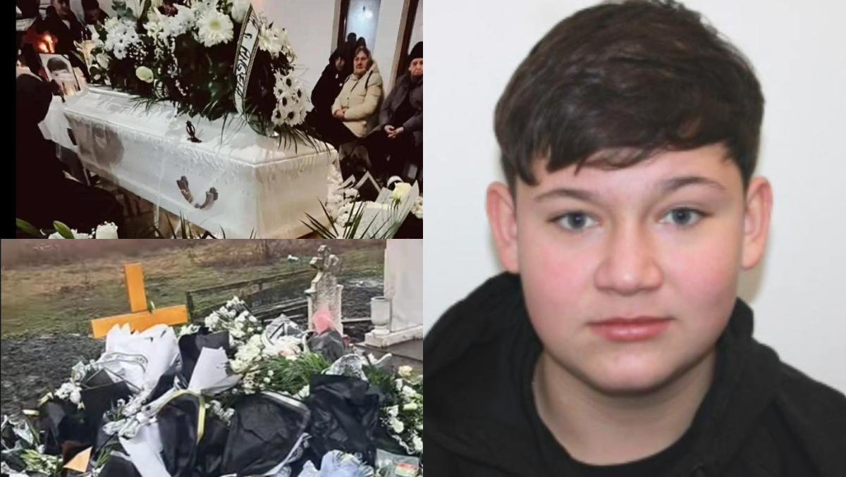 Ce a apărut la mormântul lui Mario, la câteva zile de la înhumare. Poza adolescentului abia se mai vede