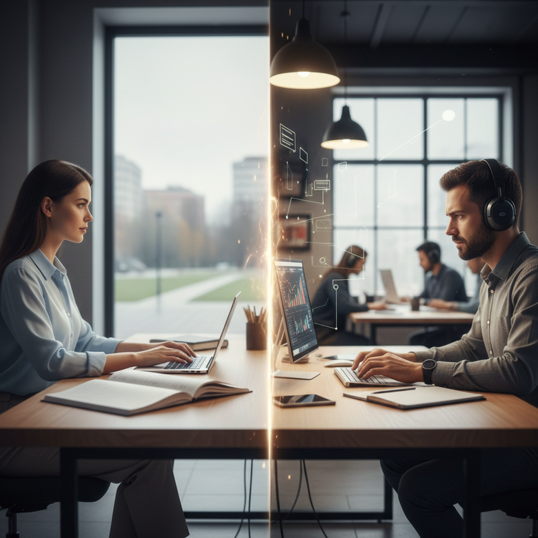 Zgomotul de fundal modelează cogniția influențând subtil atenția, memoria și luarea deciziilor, afectând modul în care oamenii gândesc, învață.