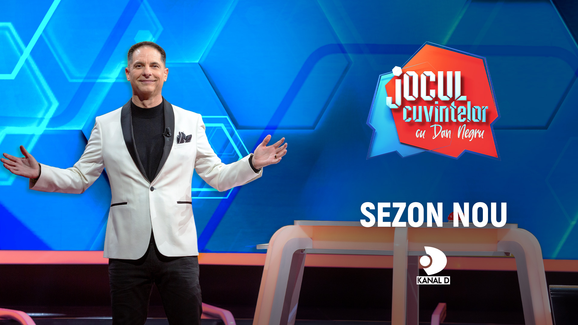 În această seară, de la 22:45, un nou sezon „Jocul cuvintelor cu Dan Negru” începe la Kanal D!