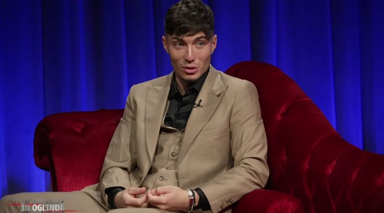 Denis Dorobanțu în cadrul emisiunii ”În oglindă”.