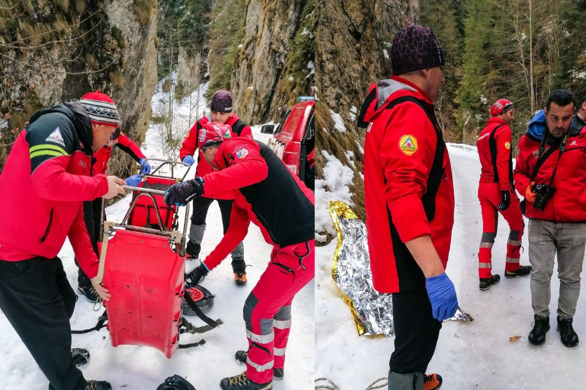 Un bărbat și-a pierdut viața după ce a căzut de pe un perete abrupt în Prăpăstiile Zărneștiului