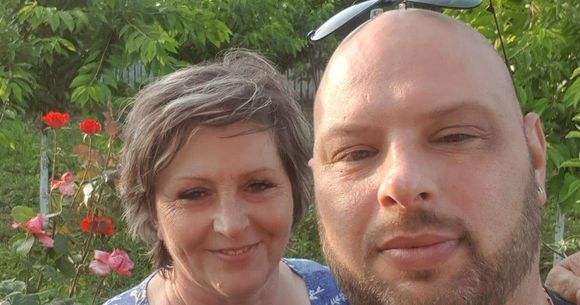 Sorin Iacob și mama lui.