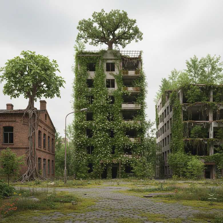 Clădirile abandonate dezvăluie povești ascunse despre decăderea urbană, istoria uitată și transformarea silențioasă care modelează orașele mult timp.