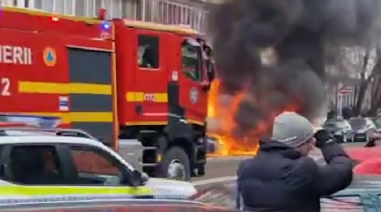 Deflagrație în București.