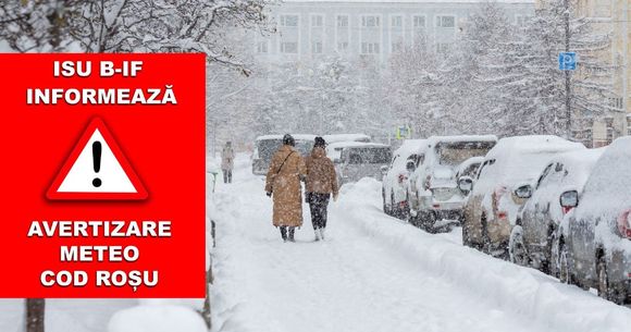 Mesaj RO-Alert de ninsori pentru București!