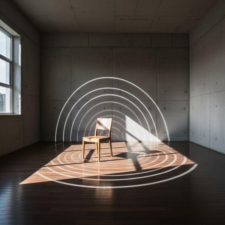 Tăcerea poate părea mai puternică decât zgomotul în locurile goale, modelând percepția, spațiul și emoția printr-o acustică subtilă și un gol comun.