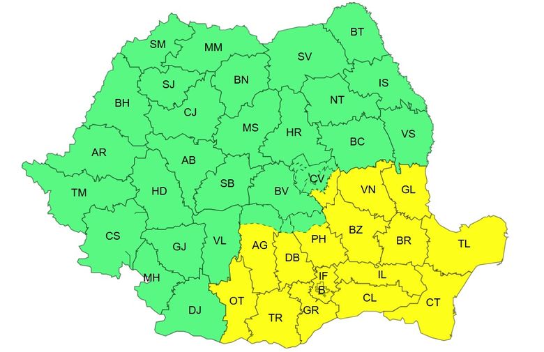 cod galben de ninsoare