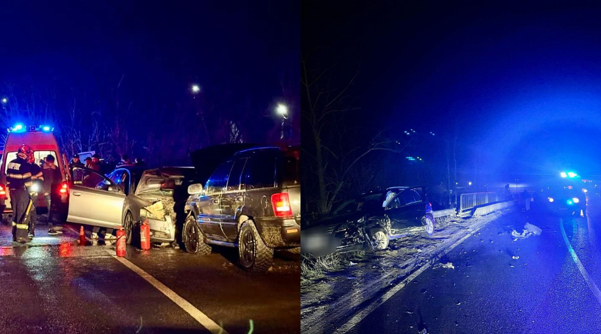 Șase persoane, printre care și 3 copii, au fost implicate într-un eveniment rutier pe DN 73, în județul Argeș