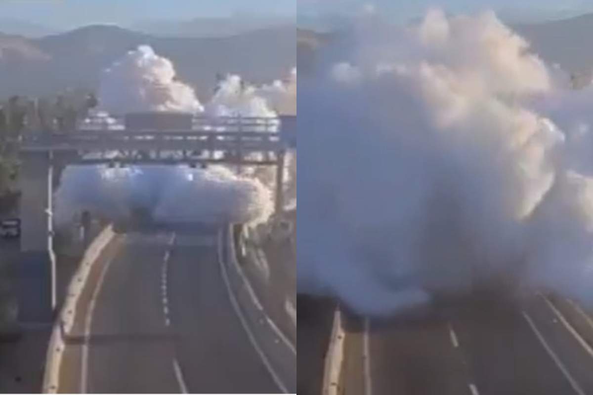  Un camion cu gaz lichefiat s-a răsturnat pe autostradă. Patru persoane și-au pierdut viața în urma deflagrației