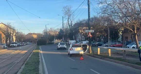 Eveniment rutier &icirc;n Timișoara.