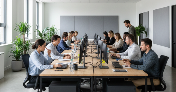 Birourile deschise ascund o competiție tăcută &icirc;n care performanța, vizibilitatea și cultura se intersectează, modelează modul care angajații lucrează.