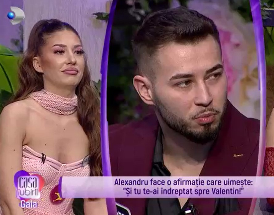 Alexandru, acuzații dure la adresa lui Jaqueline: „Tu te-ai îndreptat spre Valentin”