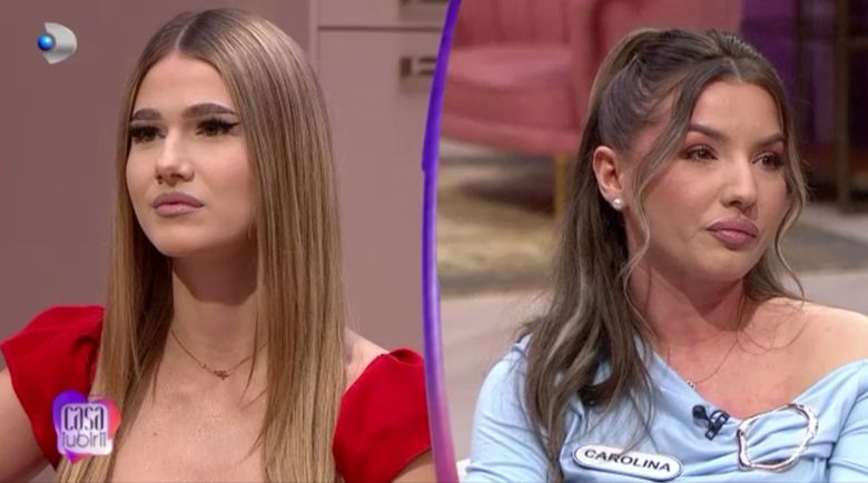 Daniela și Carolina în ediția de azi.