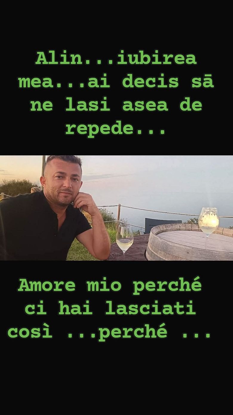 alin s-a stins din viata in italia, pe bicicleta