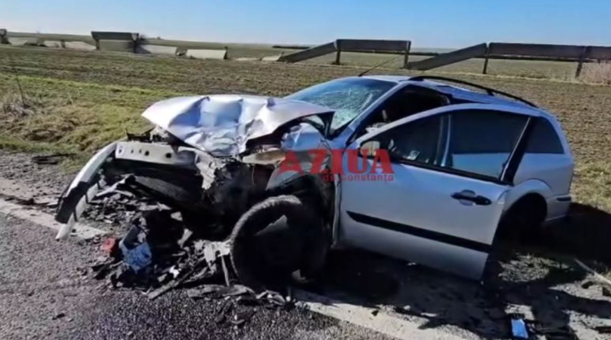 Eveniment rutier cu trei victime în Constanța! A fost nevoie de intervenția elicopterului