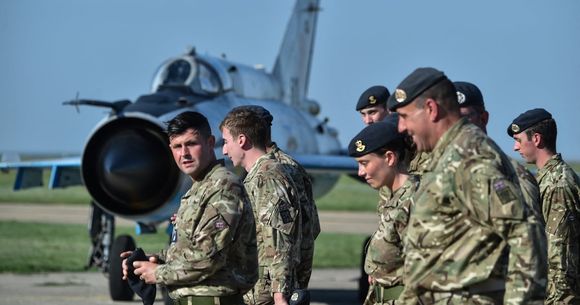 Statele Unite ale Americii  avioane de luptă și militari baza aeriană Mihail Kogălniceanu