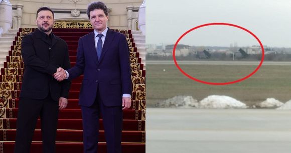 Volodimir Zelenski și Nicușor Dan