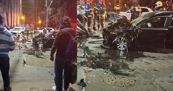 Eveniment rutier grav pe calea Griviței din București.