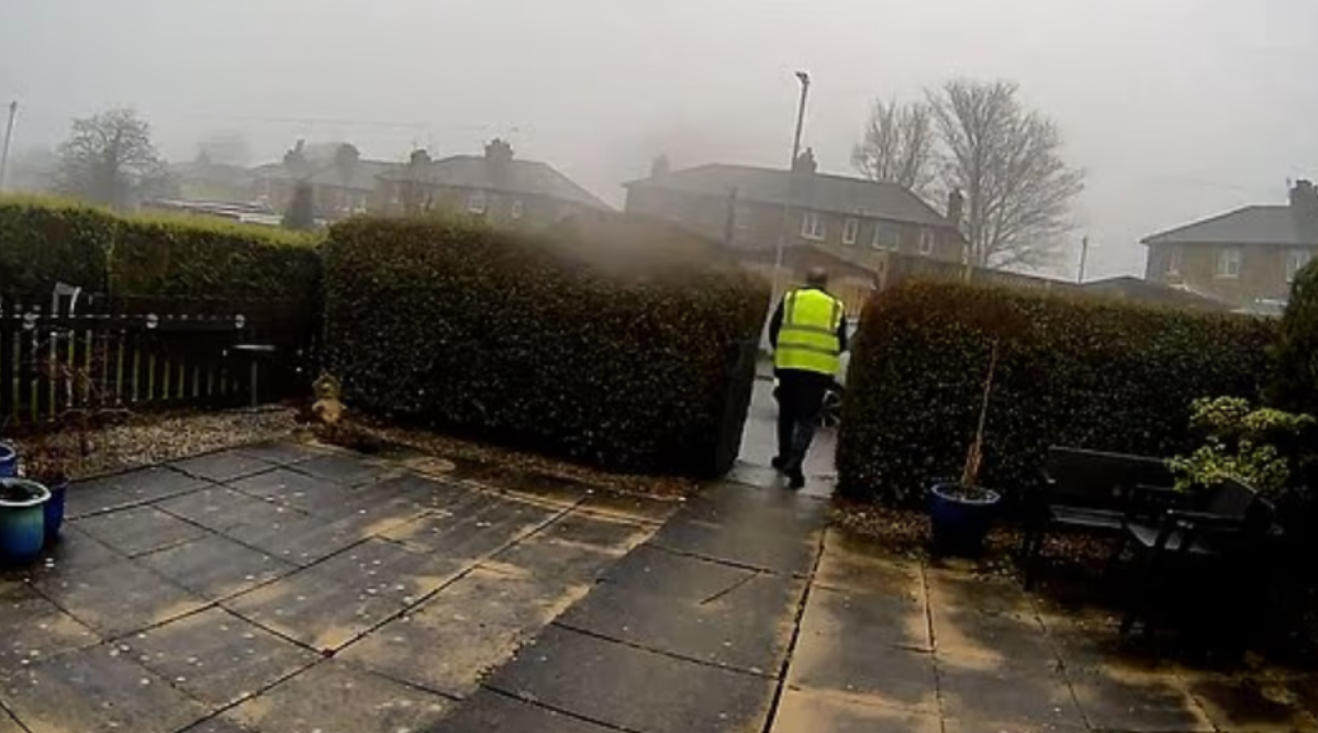 Un curier român a fost filmat când a plecat cu pisica celor cărora le-a livrat coletul, în Marea Britanie. Ce pedeapsă riscă bărbatul