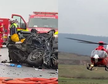 Cinci bărbați și-au pierdut viața &icirc;n această dimineață &icirc;ntr-un impact puternic &icirc;n Cluj. Toate persoanele din mașină erau rude