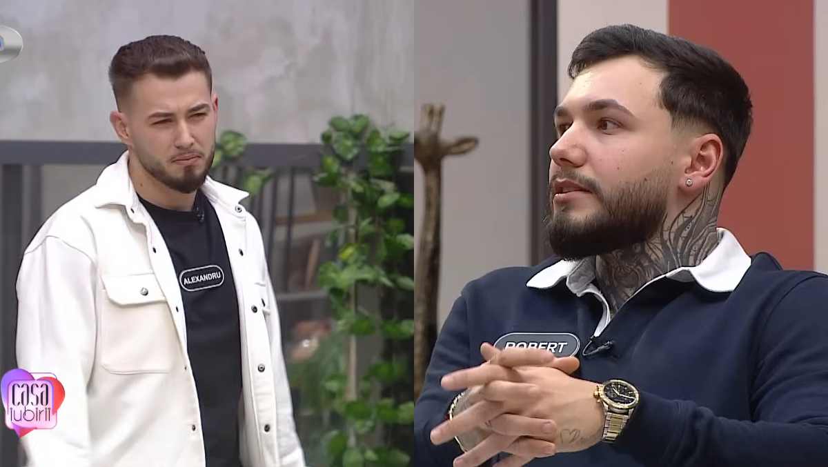 Replici tăioase între Robert și Alexandru. Ce au putut să-și spună cei doi concurenți: „Când l-a refuzat Andra, s-a întors la..”
