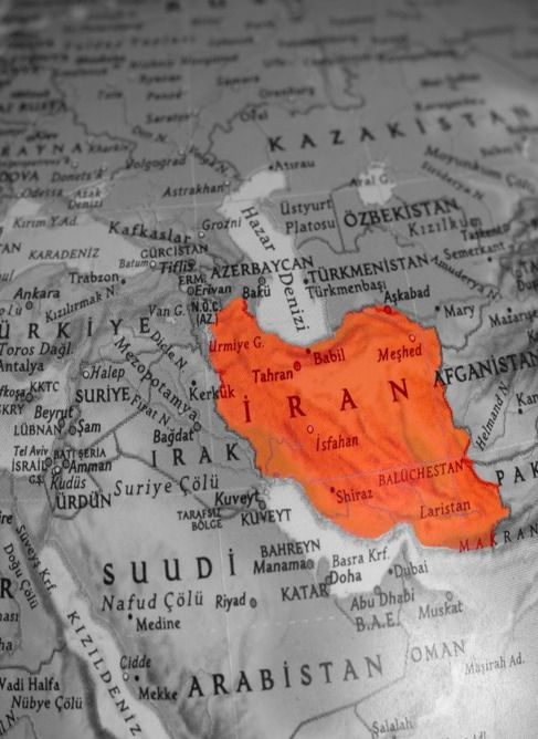 harta iran, arabia, orientul mijlociu
